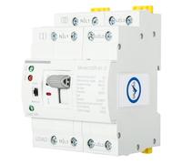 DEWIN Automatic Transfer Switch, G2R 4P 63A DIN Rail ATS Dual Power Automatic Transfer Switch Electrical Selector Switches 220V