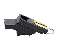 DEWIN Basketball Sports Referee Whistle, Resue Referee Coaches Whistle Camping Survival Emergency Lifesaving Whistles Black and Gold