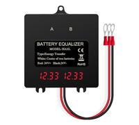 DEWIN Batterie Balancer, Battery Equalizer 24V Digital Display 2 x 12V Battery Balancer for Lead Acid Lithium Battery