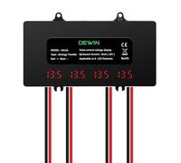 DEWIN Batterie Balancer, Battery Equalizer 48V Digital Display 4 x 12V Battery Balancer for Lead Acid Lithium Battery