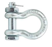 DEWIN Bow Anchor D Shackle，D Bow Ring Shackle Alloy Steel Galvanized 2T Anchor Shackles for Heavy Duty Rigging Hauling Steel Chain Link (3.25t)