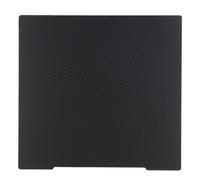 DEWIN Build Plate,PEI Build Plate Double Sided PEI Print Bed PET Smoothly Carbon Fiber Textured Matte Build Plated for Prusa I3 MK3 MK3S MK3S MK4 MK2.5S 254 x 241mm (black)