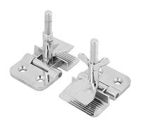 DEWIN Butterfly Hinge Clamp, Silk Screen Printing Butterfly Hinge Clamps-Butterfly Frame Hinge Tool Metal Color-Plated Zinc for Fixing Screen Frame DIY Hobby Silver 3.3x3.3x2.4in