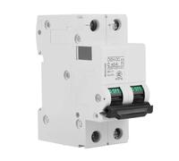 DEWIN DC Circuit Breaker, Miniature Circuit Breakers 2-Pole 2P 40A DC 250V Miniature Low-Voltage DIN Rail Mounted Circuit Breaker for Solar Panels Grid System