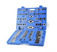 DEWIN Die and Tap Set,45pcs M2-M18 Screw Nut Tap and Die Set with Wrenches and Thread Gauge Heavy Duty Hand Tool Heavy Duty for Nuts Bolts Cutting Forming (Metric)