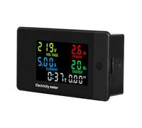 DEWIN Digital Electricity Meter, AC Display Meter AC 100-265V 20A Digital Voltmeter Ammeter Voltage Current Power Energy Electricity Meter