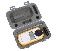 DEWIN Digital Refractometer 0-28% Digital Salinity Meter Salt Concentration Meter Refractometer Measuring Instrument (D)