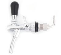 DEWIN Draft Faucet Beer Tap, Draft Tap Draft Beer Keg Faucet Stainless Steel G5/8 Adjustable Beer Tap Faucet Draft Shank Home Bar (Silver)