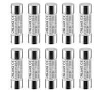 DEWIN Fusible Solar PV Fuse, 10pcs Fuses 15A/20A/25A/30A DC PV Fuse gPV Type Fuse Link HSPV-30 10x38mm 1000V for Solar PV System Protection (20A)