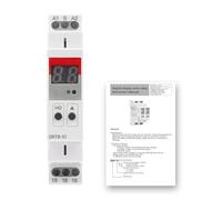 DEWIN GRT8-X1 Multifunction Time Relay, Time Delay Relay, 20 Delay Modes, 0.1S-99 Days Ultra Large Delay Range(AC 230V)