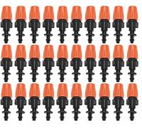 DEWIN Irrigation Misting Nozzles - Adjustable Garden Drip Irrigation Misting Nozzles Micro Flow Sprinkler Head Atomizer 50pcs/Set