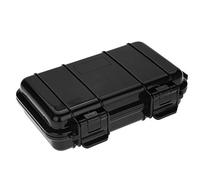 DEWIN Outdoor Waterproof Box, Shockproof Case Pressure-proof Waterproof Sealed Box Survival Storage Case A with Foam Insert Explosion Proof boxes, 170mm x 110mm x 48mm