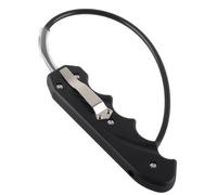 DEWIN Portable Whip,Self-defense whip ABS Handle Stainless Steel Rope Lightweight Multi Purpose Bike Whip Men Gift for Combat Fitness Bodybuilding