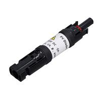 DEWIN PV Fuse Connector, Solar PV Diode Connector Male Female IP67 Waterproof Panel Cable Blocking Diode Holder 1000V DC(15A)