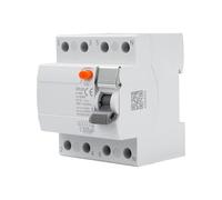 DEWIN RCD, Residual Current Circuit Breaker 4P GYL10 FI RCCB Leakage Protection Circuit Breaker Fi Switch 63A AC 400V