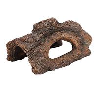 DEWIN Reptile Hide Cave, Resin Reptile Tree Cave Simulation Amphibians Cave Desert Landscape Accessories for Scorpion Lizard Decoration Fish Tank Marine Decor Ornaments 15.5x10 x 8cm