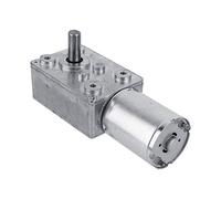 DEWIN Reversible High Torque Worm Geared Motor, Electric Drive Motor DC 12V Reduction Motor for Windows Door Opener Miniature Winch(62RPM)