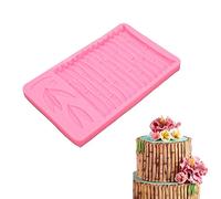 DEWIN Silicone Mold, Fondant Mould Chinese Style Bamboo Leaf Silicone Mold Bamboo Pattern Baking Mould for DIY Cake Fondant Chocolate