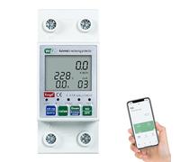 DEWIN Smart Meter, Smart Meter Energy Monitor Tuya WiFi Intelligent Reclosing Protector Current Voltage Monitoring Circuit Breaker Switch