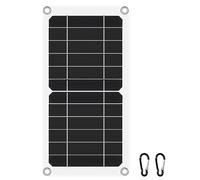 DEWIN Solar Panel, Waterproof Portable Solar Panel Charger Outdoor Solar Battery Charger With USB Output for Camping Hiking Phone Charger (20W 5V)