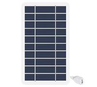 DEWIN Solar Panel,Waterproof Portable Solar Panel Charger Outdoor Solar Battery Charger With USB Output for Camping Hiking Phone Charger (5W 5V)
