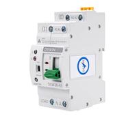 DEWIN Transfer Switch, Auto Changeover Switch top-hat Rail ATS Dual Power Automatic Transfer Switch Electric Selector Switch 2P 63A 220V