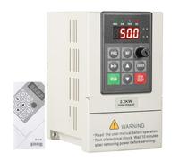 DEWIN Variable Frequency Drive, 2.2kW VFD Motor Inverter | Single Phase Input 220V Three Phase Output 380V, CNC Frequency Inverter with 2m Extension Cable