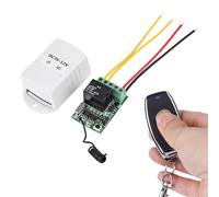 DEWIN Wireless Relay 12V - 12V Wireless Remote Switch DC 4V 5V 6V 7.4V 9V 12V Wireless Relay Remote Control One Key Switch Receiver Transmitter