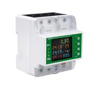 DewinLVD WiFi Electricity Meter, Smart Circuit Breaker Three-Phase 4P Colour Screen with Tuya App 100A 380VAC