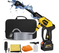 DEWINNER 25V Cordless Pressure Washers, 650PSI High Pressure Washer with 3000mAh