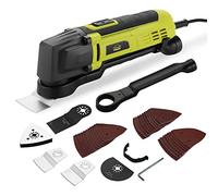 DEWINNER Oscillating Multi-Tool, Detail Sander for Drill Attachment,Sanding Kit, a Mini Saw & Grinder, Scraper and Grout Remover, Variable Speed Universal Fit Accessory