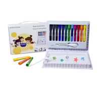 Dewireaey Art Pens for Drawing, Floating Watermark Pens for Drawing, Learning Material, Stationery, 12 Colours, Markers, Erasable with Spoon for Beginners, Children, Girls, Nursery