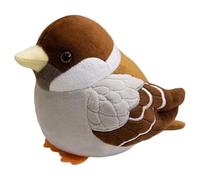 Dewireaey Bird Plush Toy, 15 cm, Cute Soft Realistic Stuffed Toy, Children's Bird Plush Toy Bag Pendant, for Cuddling as a Companion for Adults and Teenagers in the Living Room