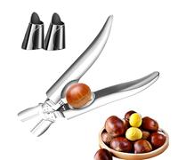 Dewireaey Chestnut Opener, Stainless Steel Ergonomic Peeler, Walnut and Chestnut Opener, for Snacks in the Kitchen, Food Preparation, Holiday Home, Peel, Cooking and Preparation for the