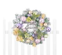 Dewireaey Christmas Wreath, 36 cm Artificial Ball Wreath Decorations | Festive Garland | For Interior Wall Fireplace Sims Window Home Front Door Canopy Christmas Holiday Party