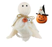 Dewireaey Ghost Tree Topper - Holiday Ghost Treetop Decoration | Miniature Spooky Ornaments Tree Topper for Halloween Christmas Home Party Supplies Decorations Spooky Holiday Atmosphere Creation