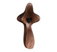 Dewireaey Heart Prayer, Prayer Jewellery with Hollow Heart Made of Wood, Portable Inspirational Keepsake for Spiritual Growth, Women's Home