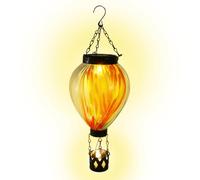 Dewireaey Hot Air Balloon Solar Lights Outdoor - Garden Decor Lamp,Fence Lamps Waterproof | for Homeowners Garden Holiday Decorators Landscape Artists Party Hosts Pathway Backyard Fence Porch Wedding