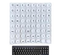 Dewireaey Keyboard Stickers for Long Nails - Bubble Protection for Keyboards for Long Nails, Abrasion-Resistant Office Items, Work Accessories for Women Men Laptop Notebook Travel Home