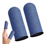 Dewireaey Mobile Game Finger Cases, Mobile Game Finger Case, Pack of 2 Breathable Carbon Fibre Finger Covers - Comfortable Game Finger Cases to Improve Touch Response and