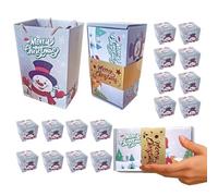 Dewireaey Packed Christmas Boxes, Christmas Birthday Surprise Box for Money, Foldable Party Decoration for Holidays, Birthday, Valentine's Day, Children's Party, Family Party