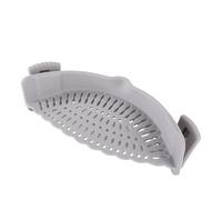 Dewireaey Pasta Strainer, Pot Strainer with Silicone Clip - Silicone Gripper for Attaching Cooking and Food Sieves - Kitchen Helper, Water Stopper Strainer, Kitchen Strainer for All Bowls, Pots and