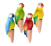 Dewireaey Plant Watering Spikes - Parrot Self-Watering Insert for Indoor - Slow Release Potted Stakes Parrot Irrigation System Houseplant Care for Flower Bed Backyard Outdoor