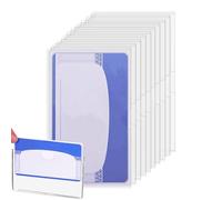 Dewireaey Social Security Card Protector Sleeve | PVC Social Security Card Protector,Multi-Functional Slim Business Accessories for Families Friends Students Everyday Use