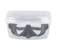 Dewireaey Storage box for swimming goggles, dustproof, large transparent storage box, snorkel equipment, storage, hard box, for swimmers, travellers, snorkellers