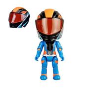 Dewireaey Transforming Motorcycle Helmet Action Figure - 5×5.5×12 CM