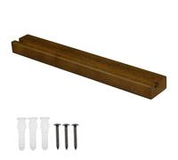 Dewireaey Wall Record Holder | Solid Wood Wall Mounted Record Shelves | Smooth Storage Hanger, Wood Floating Album Shelf for Music Lovers