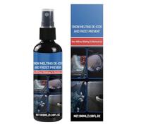 Dewireaey Windscreen Ice Melting Spray, 100 ml, Versatile, Quick-Acting and Long-Lasting Winter Spray, Car Defroster, for Trucks, SUVs, Rear View Mirrors, Safe Driving Maintenance