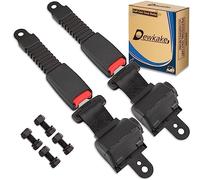 Dewkake Golf Cart Seat Belt Set of 2 Universal Retractable Front and Rear Golf Cart Seat Belt Set Fits Club Car EZGO Yamaha