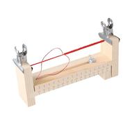 Dewocke Adjustable Wooden Bracelet Making Jig with Clips, DIY Hand-Woven Paracord Jig Craft Tool, 22cm to 35cm Length, Easy to Use, Paracord Bracelet Jig for Braiding and Weaving Bracelets